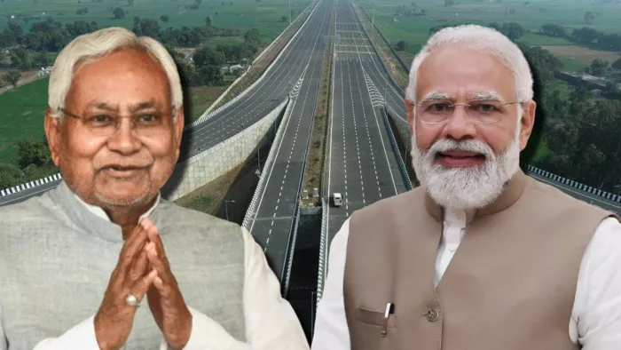 बिहार के मुख्यमंत्री नीतीश कुमार और प्रधानमंत्री नरेंद्र मोदी।