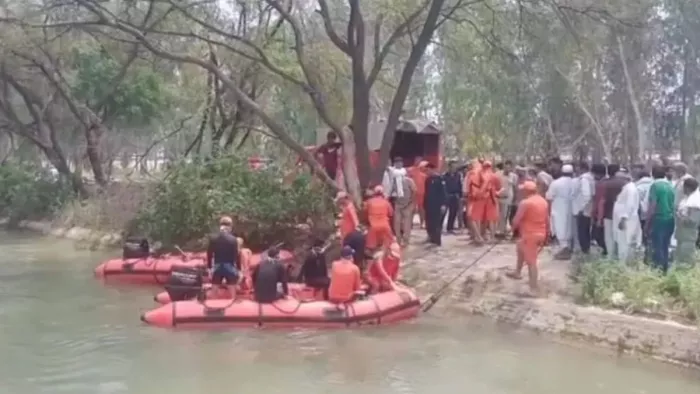 गाजियाबाद में गंगनहर में डूबा युवक, एनडीआरएफ की मदद जारी। फाइल फोटो