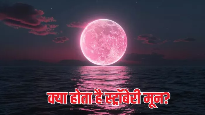 Strawberry Moon 2025: क्यों खास है इस साल का स्ट्रॉबेरी मून? (Picture Courtesy: Freepik)