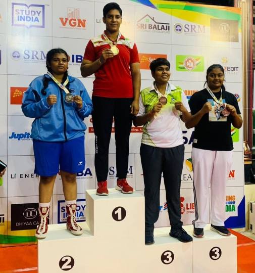 pranjal singhwa won gold in 5th youth national boxing championship