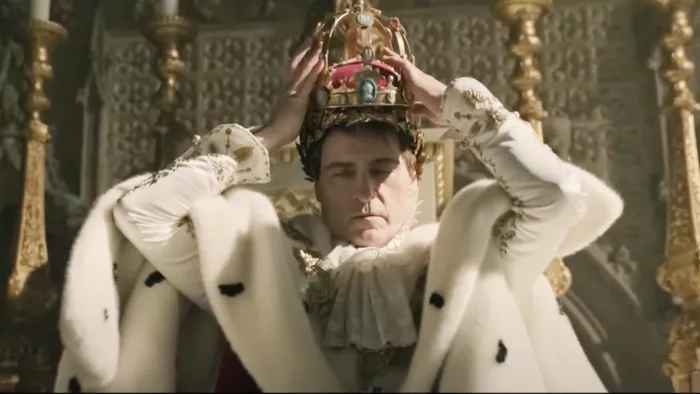 Napoleon trailer out oscar award winner Joaquin Phoenix in title role. Photo- Screenshot