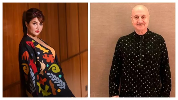 File Photo of Swastika Mukherjee and Anupam Kher