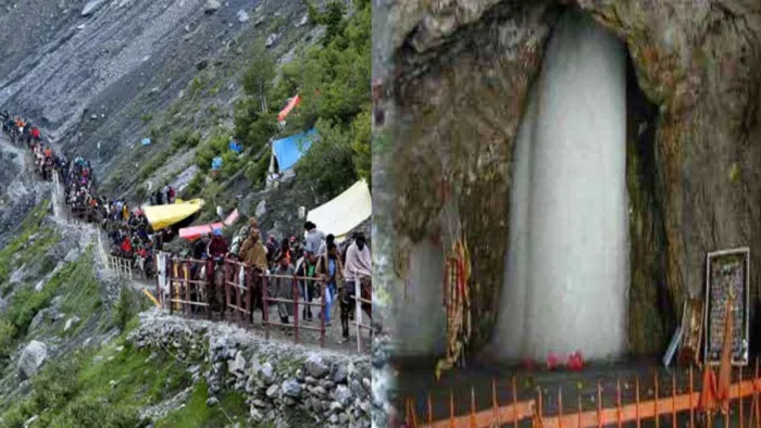 श्रद्धालुओं का जज्बा खराब मौसम में भी बरकरार