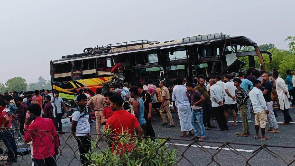 unnao bus accident bus registered illegally not even fitness insurance officers were playing notice notice for four years