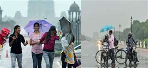 Delhi-NCR Weather: दिल्ली-एनसीआर में धूप गायब, आसमान में छाए बादल