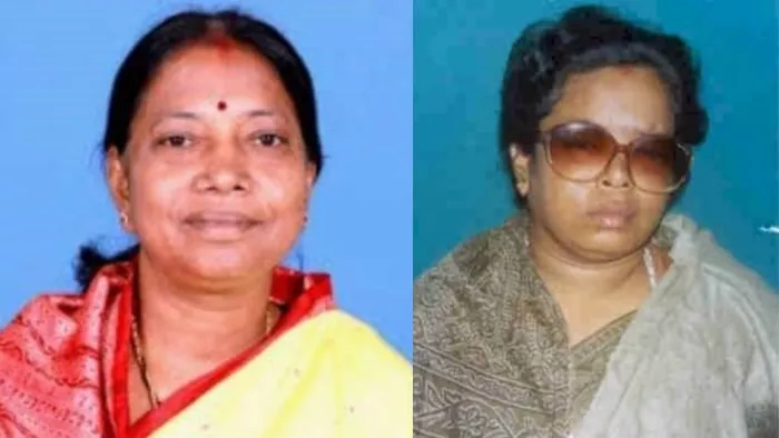 कटक नगर निगम की पहली मेयर दिवंगत निवेदिता प्रधान की दो फाइल फोटो।