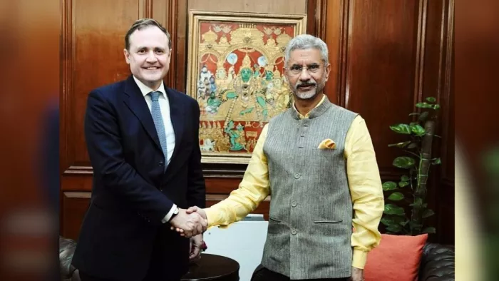 ब्रिटिश सुरक्षा मंत्री की मुलाकात एनएसए अजीत डोभाल व देश की सुरक्षा एजेंसियों से हुई।