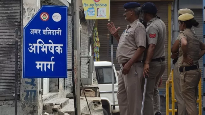 सड़क का नाम रखा अमर बलिदानी अभिषेक मार्ग