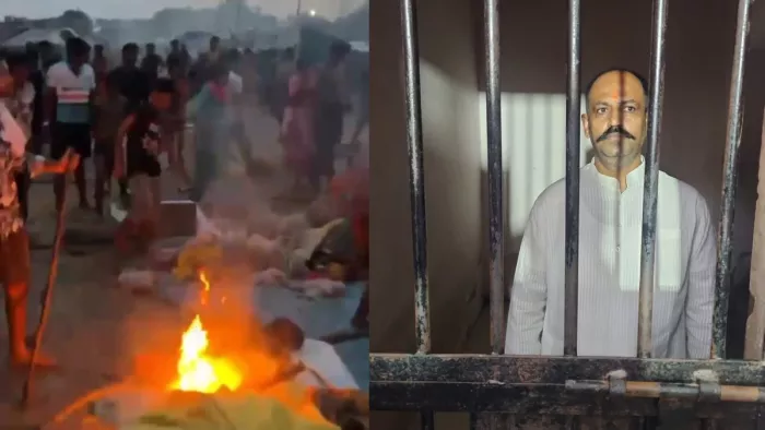 पुलिस ने आरोपित पिंकी चौधरी और उसके साथी बादल को गिरफ्तार किया।