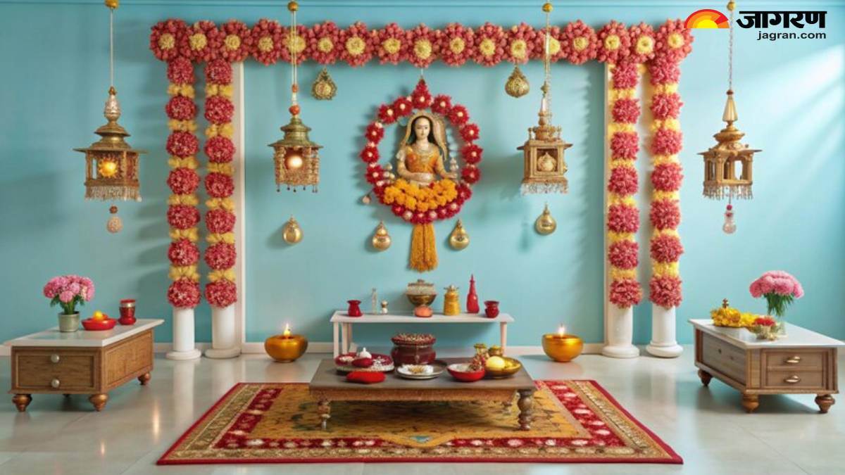 how to decorate a pooja room at home