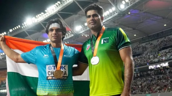 नीरज चोपड़ा ने जीता सिल्वर मेडल। इमेज- सोशल मीडिया