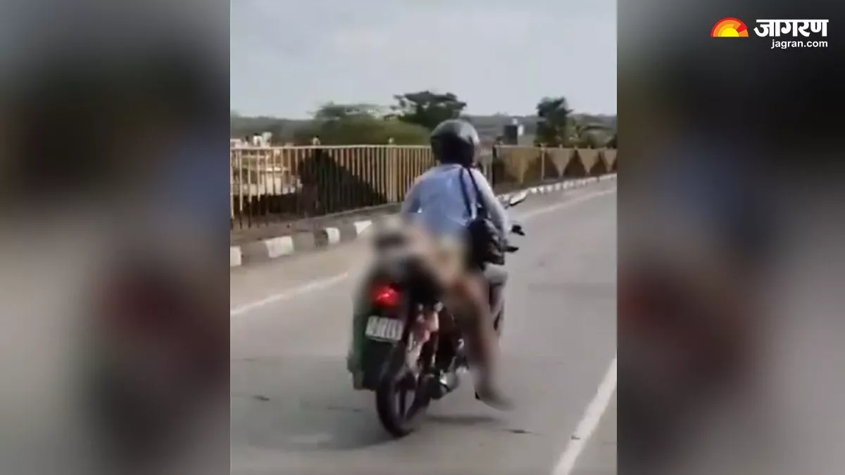 मर गई इंसानियत! पत्नी की लाश लेकर मदद मांगता रहा पति, कोई नहीं रुका तो बाइक पर बांधा- VIDEO