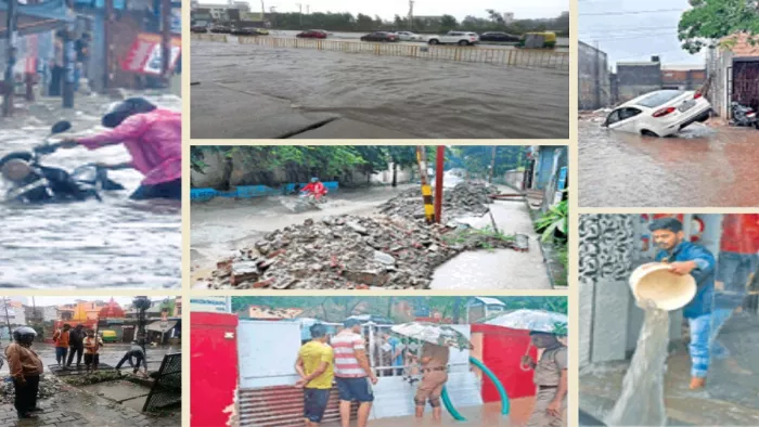 Moradabad Rain: बारिश के बाद पूरा मुरादाबाद हुआ पानी-पानी