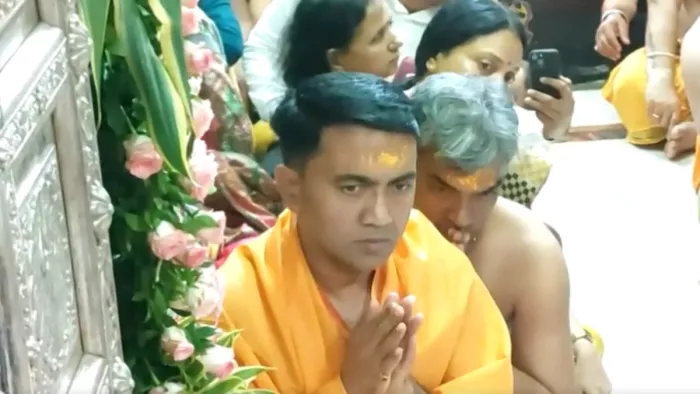 गोवा के सीएम प्रमोद सावंत ने महाकाल के दर्शन किए (फोटो, एएनआई)