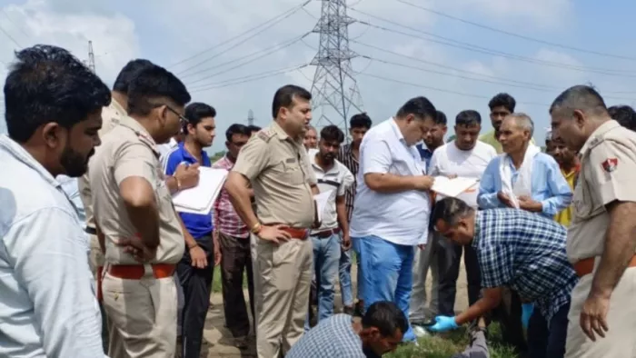 Sonipat: धान के खेत में मिला 35 वर्षीय व्यक्ति का शव।
