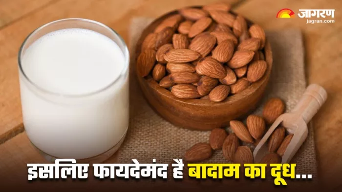 रोजाना बादाम का दूध पीने से मिलते हैं ये जबरदस्त फायदे (Image Source: Freepik)