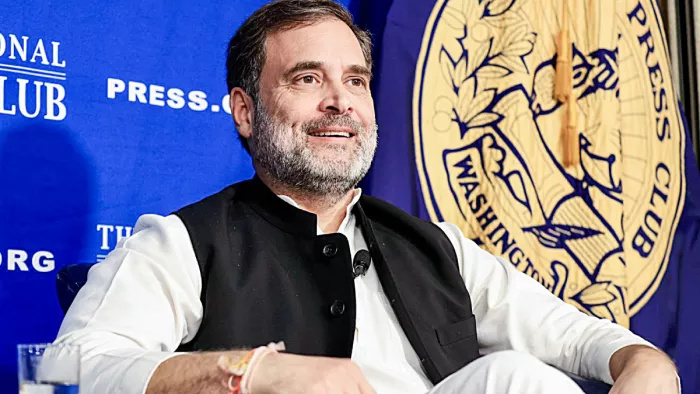राहुल गांधी अमेरिका की यात्रा पर हैं।