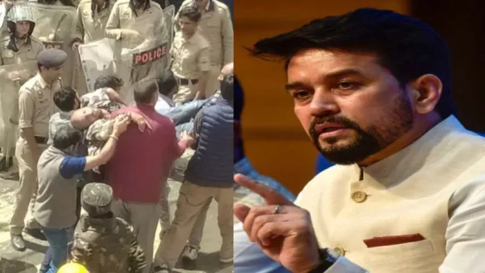 संजौली मस्जिद विवाद को लेकर सांसद अनुराग ठाकुर ने कांग्रेस को घेरा।