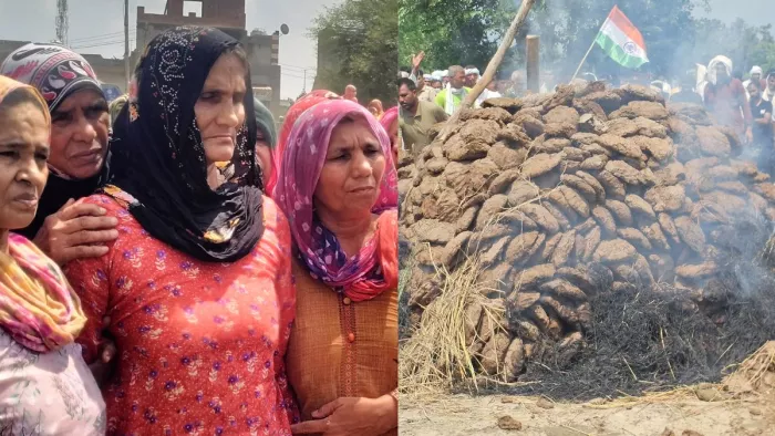 बलिदानी लांस नायक नरेंद्र सिंधू का गांव रोहेड़ा में किया अंतिम संस्कार।