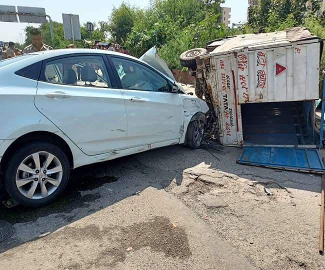 Delhi Accident News: अक्षरधाम के पास बेकाबू कार चालक ने कई लोगों को कूचला