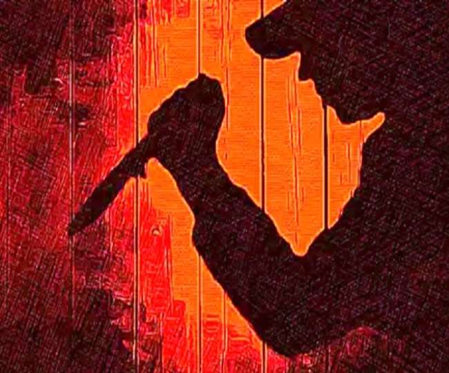 attack on murderer accused outside of police station in jind