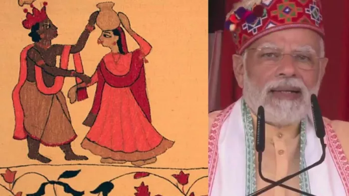 प्रधानमंत्री नरेन्द्र मोदी को पद्मश्री ललिता वकील के हाथों बना पारंपरिक चंबा रूमाल भेंट किया जाएगा।