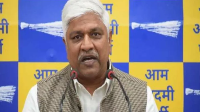 आम आदमी पार्टी के विधायक राजेंद्र पाल गौतम की फाइल फोटो।