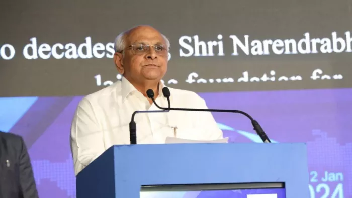 गुजरात के मुख्यमंत्री भूपेंद्रभाई पटेल (फोटो: @Bhupendrapbjp)