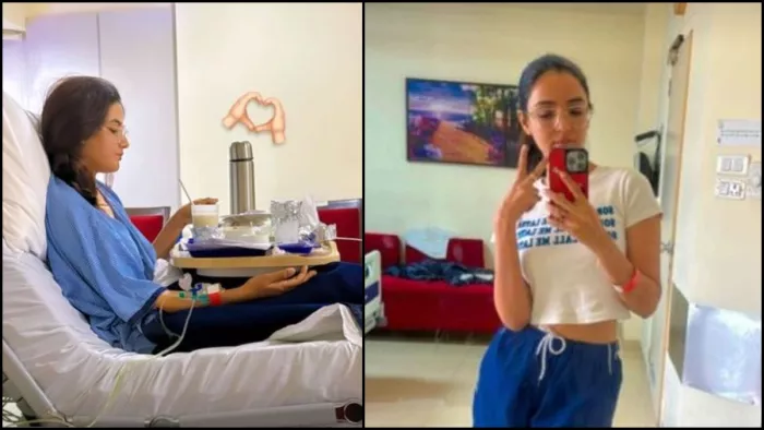 हॉस्पिटल से डिस्चार्ज हुईं जैस्मिन भसीन। (फोटो क्रेडिट- इंस्टाग्राम)