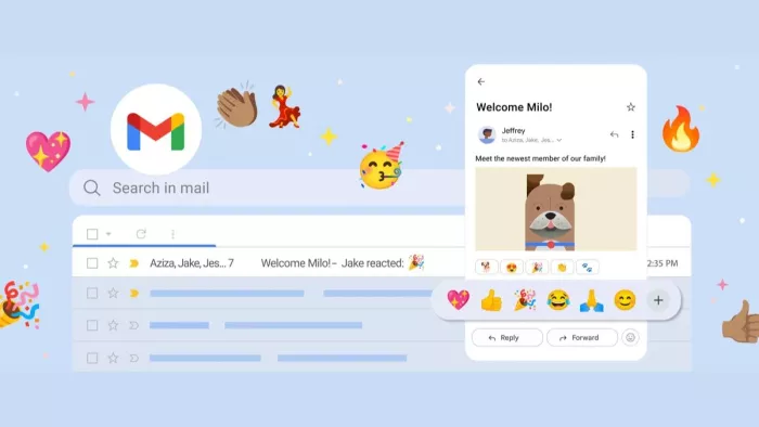 बेहतर हुआ Google Gmail, Emoji रिएक्शन का कर सकते हैं अब इस्तेमाल