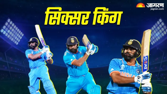 रोहित शर्मा ने अंतरराष्ट्रीय क्रिकेट में जड़ा सबसे ज्यादा सिक्स।