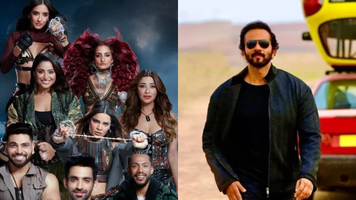 File Photo of Khatron ke Khiladi 13 Contestants and Rohit Shetty