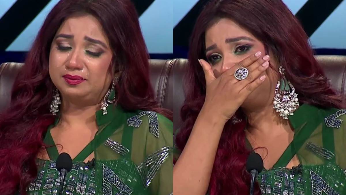 indian idol 14 shreya ghoshal breaks down after listing menuka song o palan haare in audition round