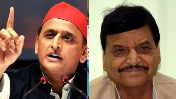 सपा प्रमुख अखिलेश यादव, सपा महासचिव शिवपाल सिंह यादव। - फाइल फोटो