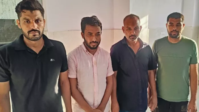 डिजिटल अरेस्ट करके वाले गिरोह का पर्दाफाश। सौजन्य पुलिस