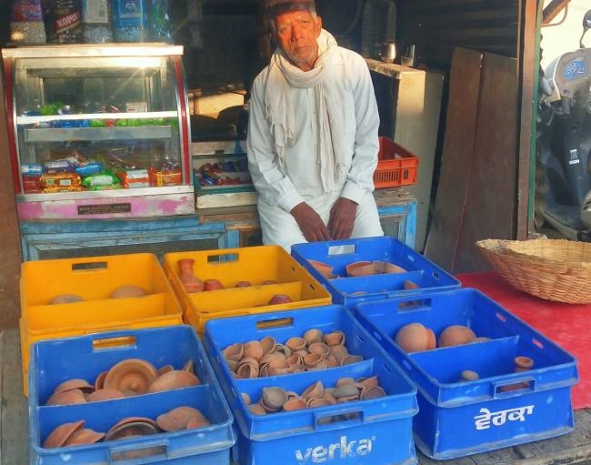 increased demand for lamps made of clay for diwali in una
