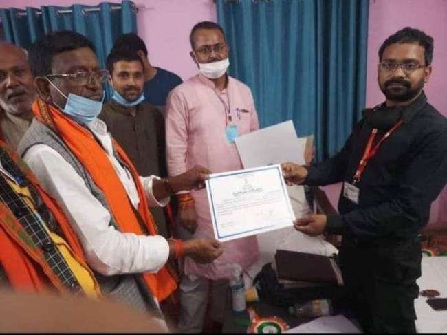 bjp takes revenge of previous defeat from rjd in barauli of gopalganj