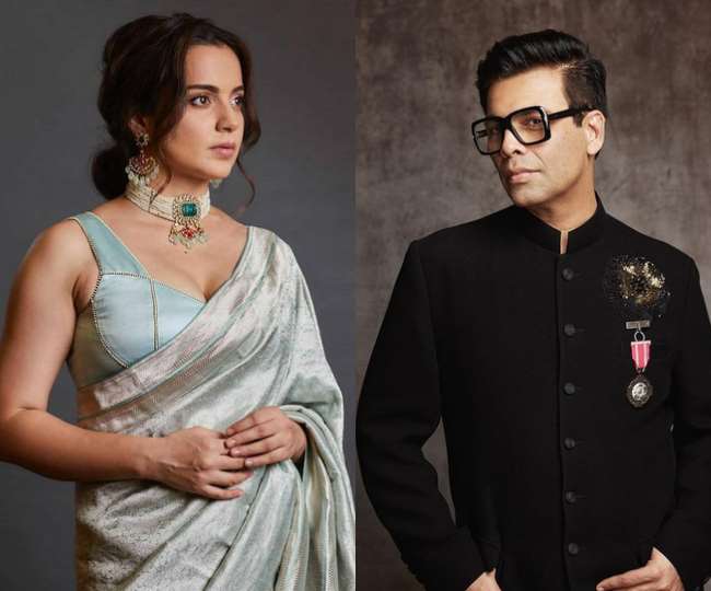 Photo Credit : Kangana Ranaut Karan Johar Instagram Photo Screenshot