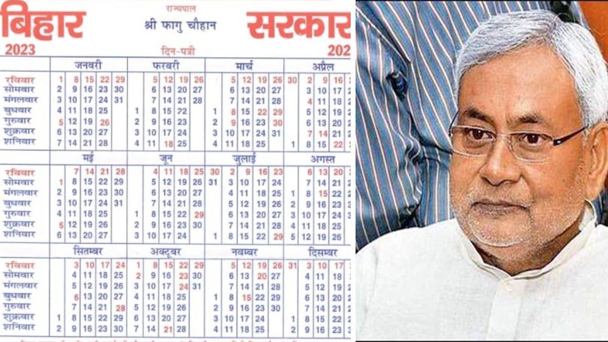 Bihar Government Holiday List 2023 पटना की अपेक्षा राज्‍यकर्मियों को