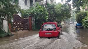 तमिलनाडु में भारी बारिश से जनजीवन अस्तव्यस्त (फोटो एएनआई)