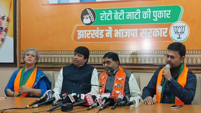 झारखंड के कांग्रेस नेता आदित्य विक्रम जायसवाल ने थामा बीजेपी का दामन (जागरण)