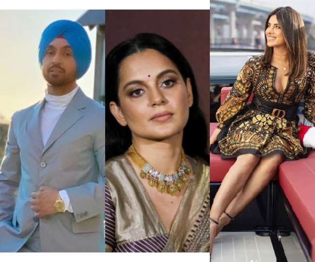 Kangana Ranaut Now Target Diljit Dosanjh And Priyanka Chopra For Farmer  Protest And Misleading Farmers Tweet Viral On Social Media