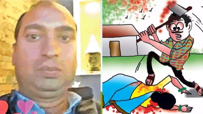 बेटे हिमांशु ने धारदार हथियार से की मां की हत्या