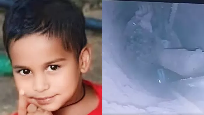 41 घंटों से बोरवेल में ही फंसा आर्यन (फोटो- सोशल मीडिया)