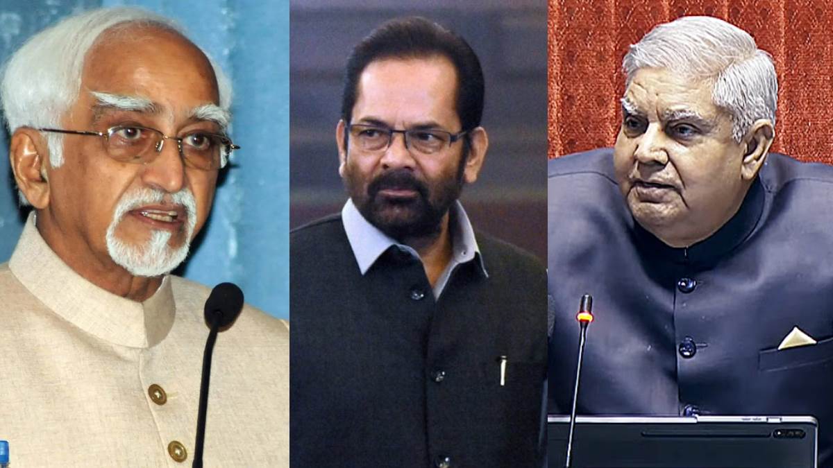 mukhtar abbas naqvi reminded anecdote of hamidansari tenure over jagdeep dhankhar row