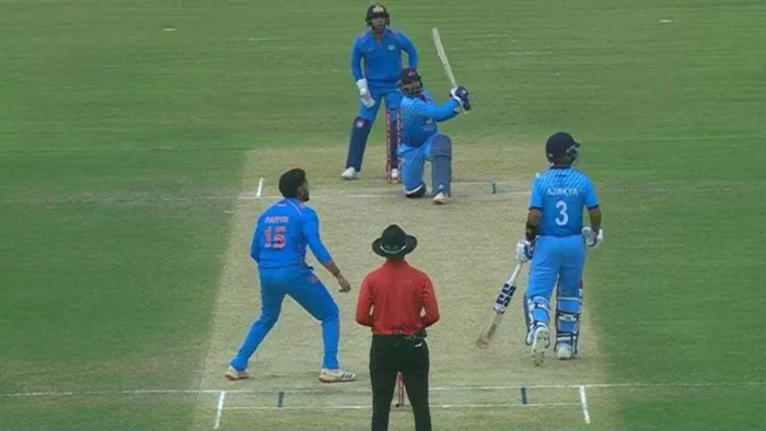 Prithvi Shaw ने खेली 49 रन की पारी। फोटो- BCCI