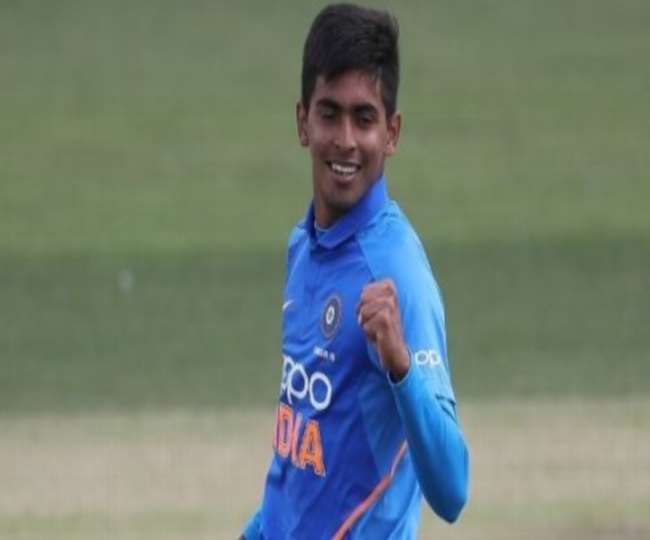 Kartik Tyagi took hat trick against Afghanistan U19 team in warm up game