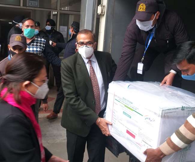 Corona vaccine arrives in Chandigarh