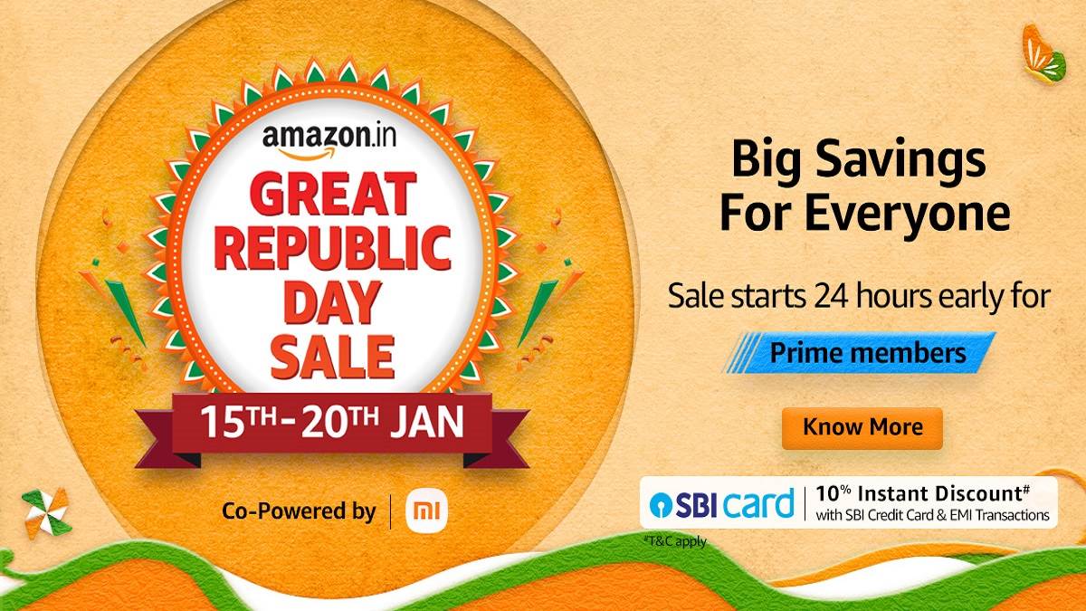 Amazon Great Republic Day Sale Announced: सेल का हुआ ऐलान, 14 से प्राइम मेंबर और 15 से सभी के लिए होगी शुरू