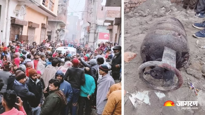 शहर में सिलेंडर फटने से हुई छह लोगों की मौत